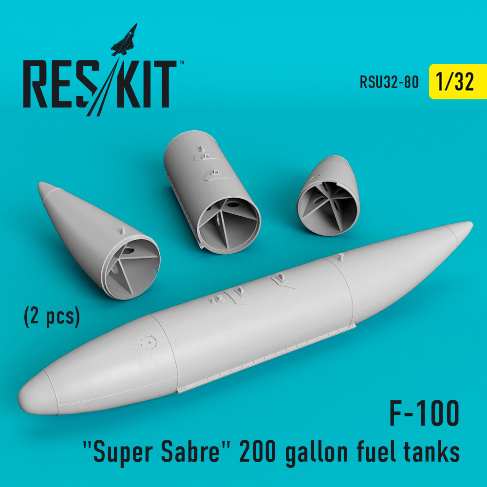 1/32 F-100 'Super Sabre' 200 gallon fuel tanks 