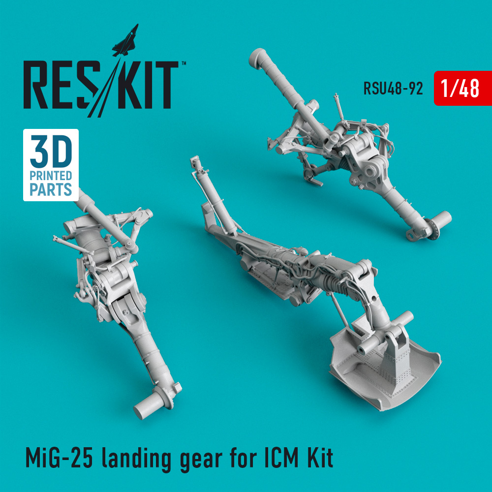 1/48 MiG-25 Landing gear (ICM)