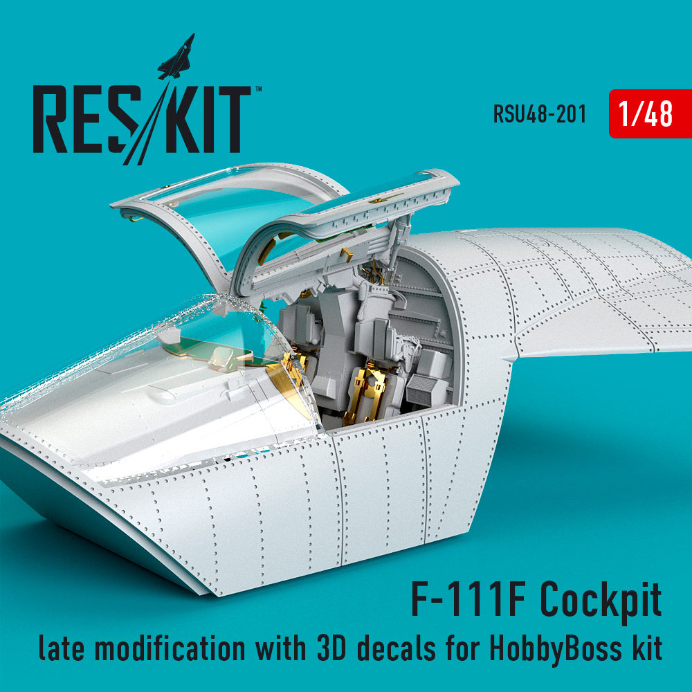 1/48 F-111F Cockpit late modification w/ 3D decals