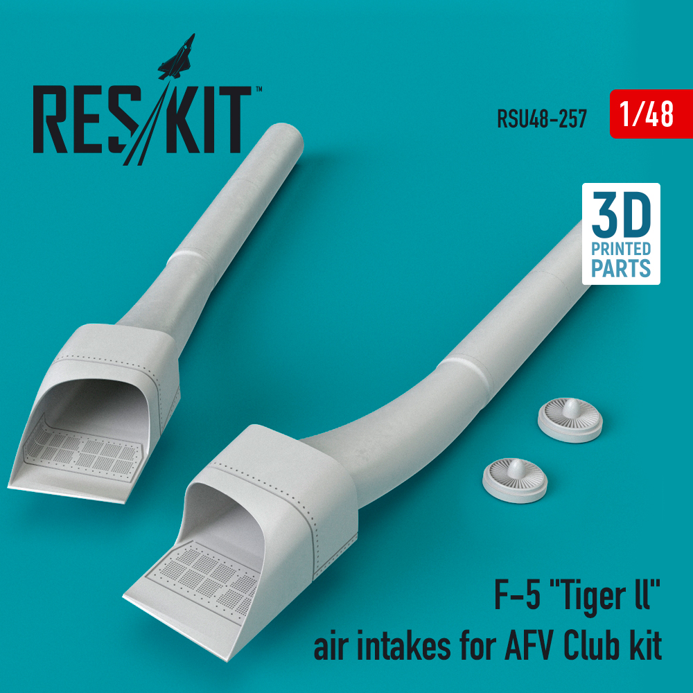 1/48 F-5 'Tiger ll' air intakes (AFV) 3D-Print