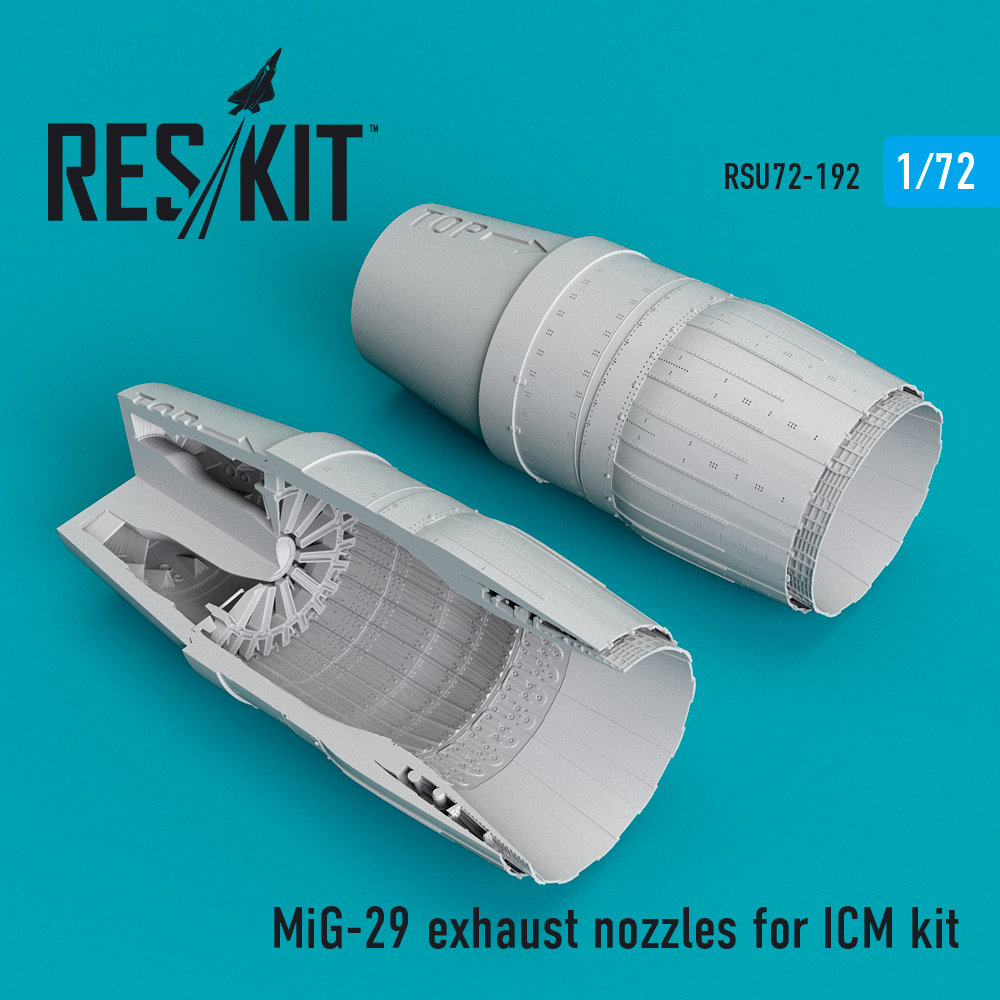 1/72 MiG-29 exhaust nozzles (ICM)