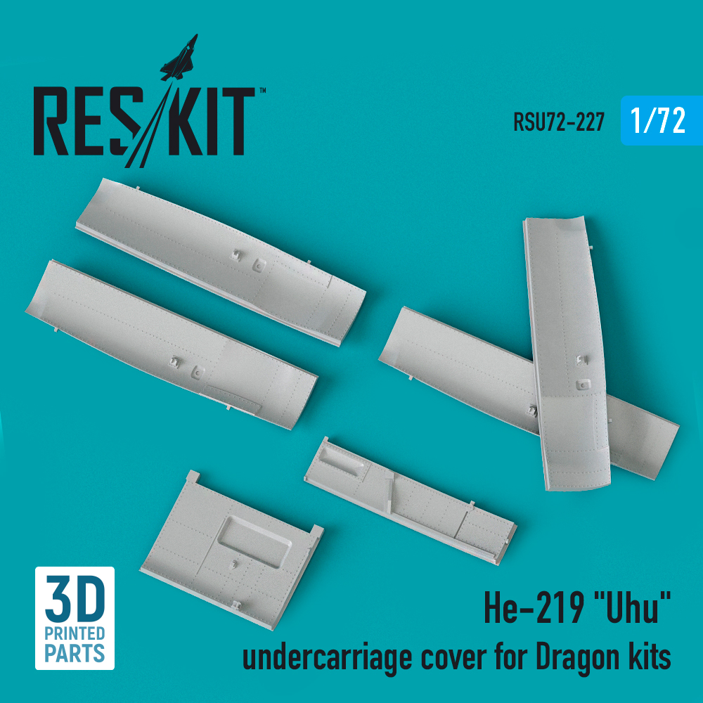 1/72 He-219 'Uhu' undercarriage covers (DRAG) 
