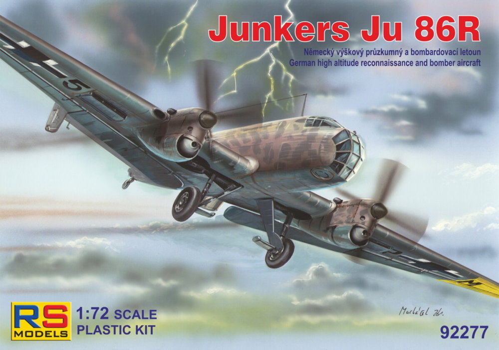 1/72 Junkers Ju 86R (3x Luftwafe camo)