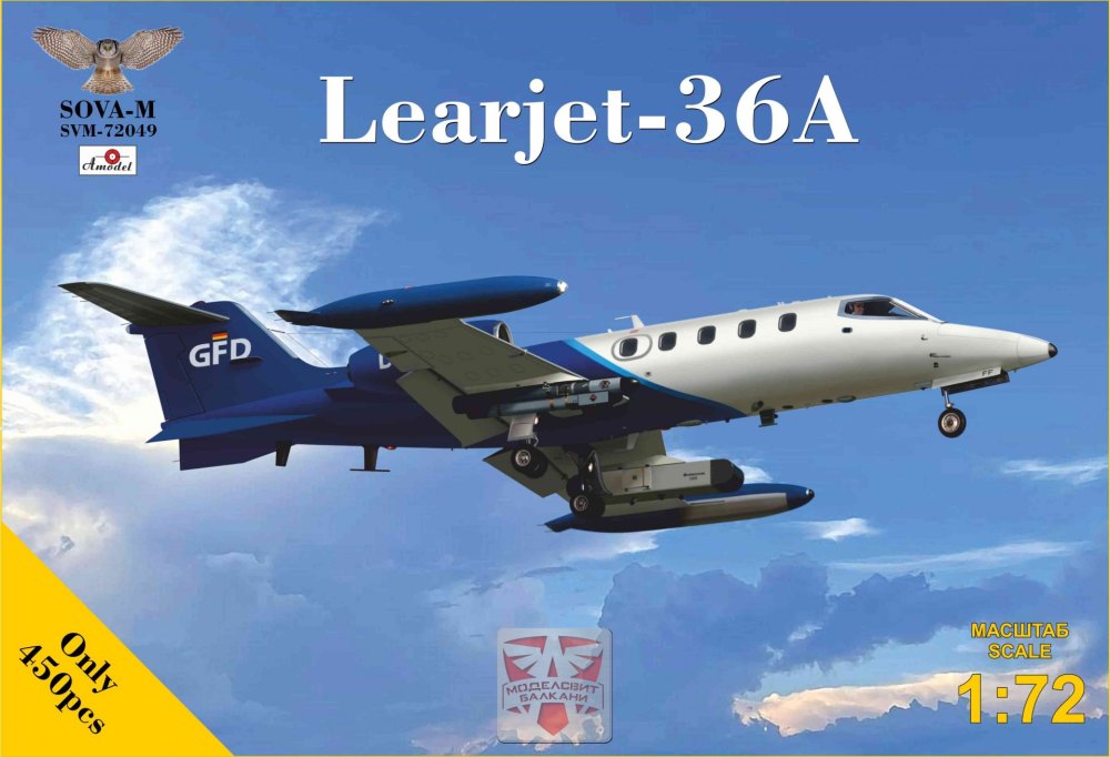 1/72 Learjet 36A with radar pod (GFD service)