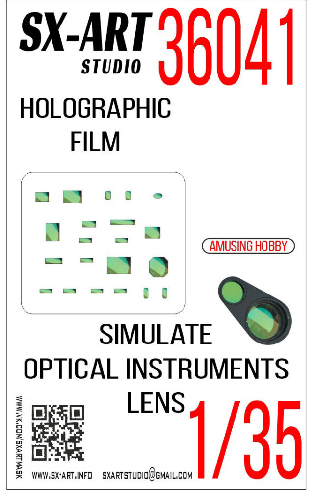 1/35 Holographic film T-90A (AMUS.HOBBY)