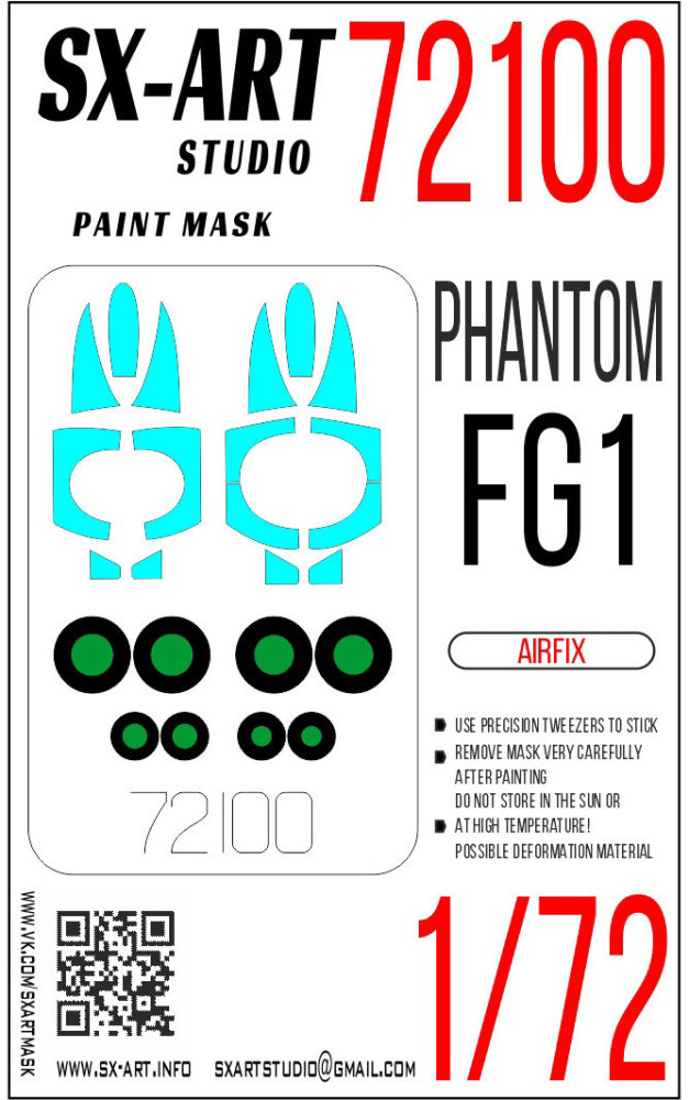 1/72 Phantom FG.1 Painting mask (AIRF)