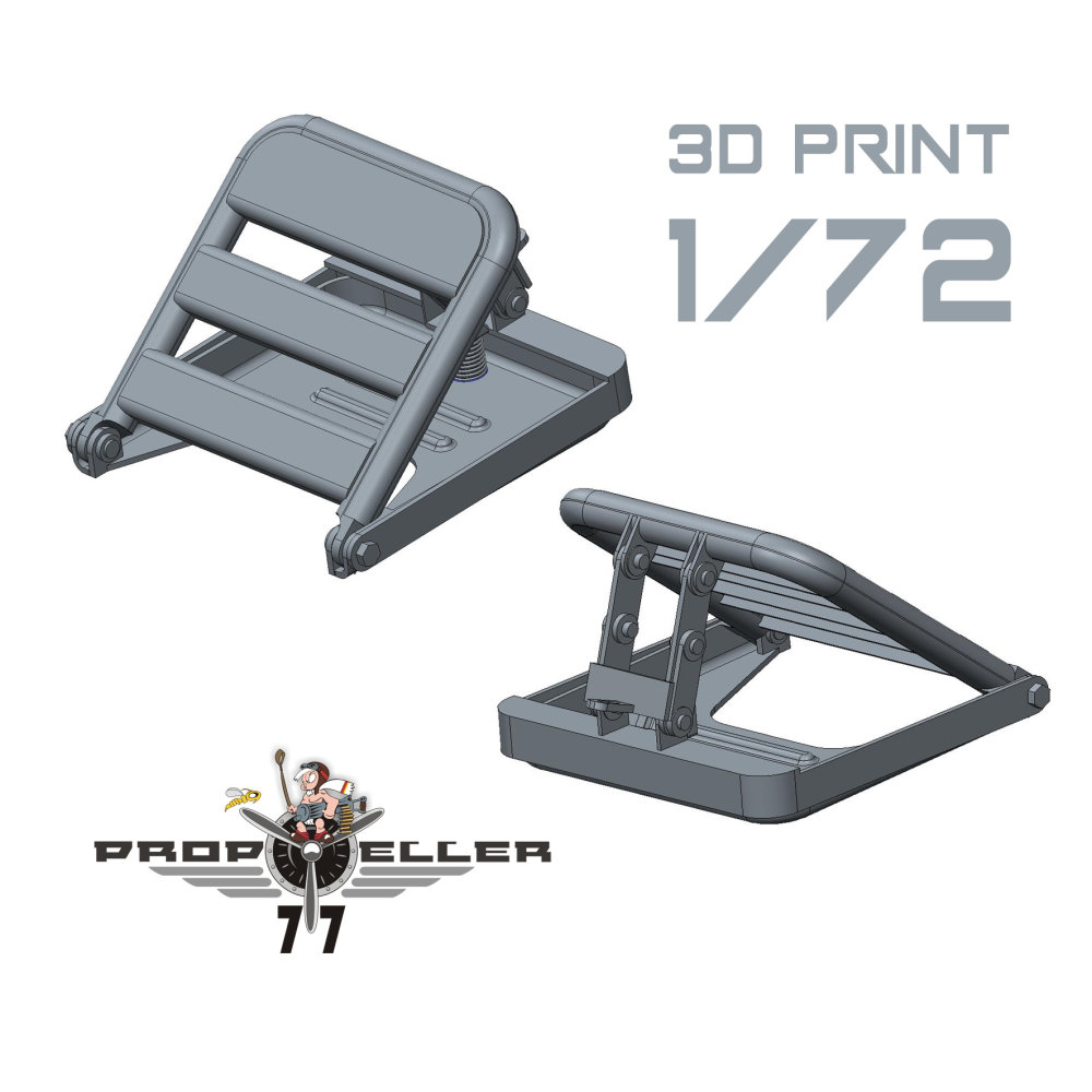 1/72 Luftwaffe wheel chocks (4 pcs.)