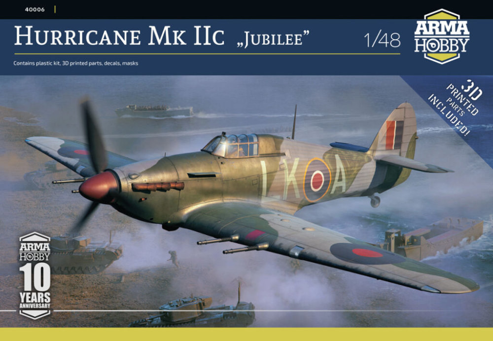 1/48 Hurricane Mk IIc 'Jubilee Edition' (3x camo)