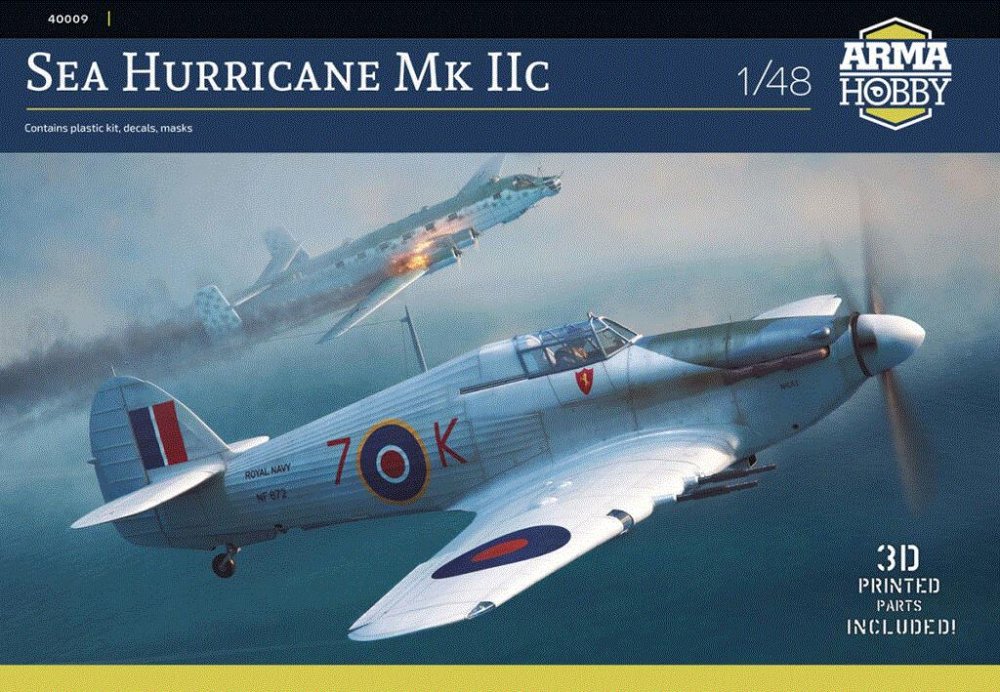 1/48 Sea Hurricane Mk IIc (3x camo)
