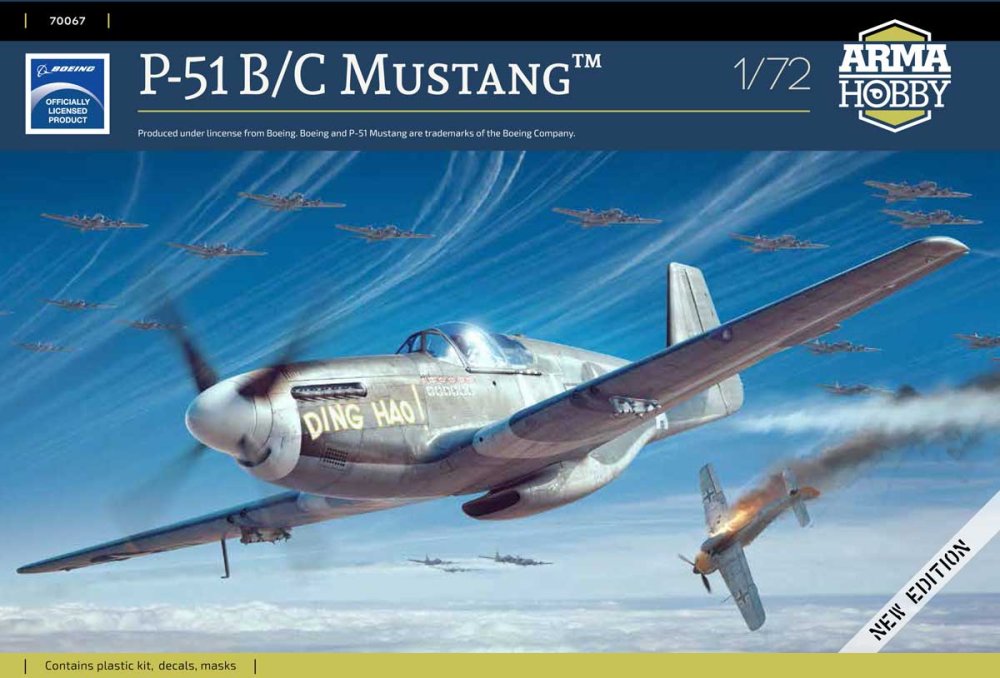 1/72 P-51 B/C Mustang New Edition (3x camo)