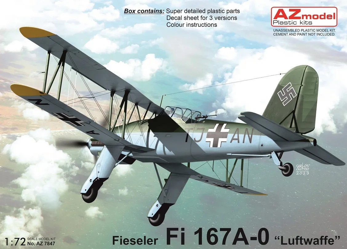 1/72 Fiesler Fi 167A-0 Luftwaffe (3x camo)