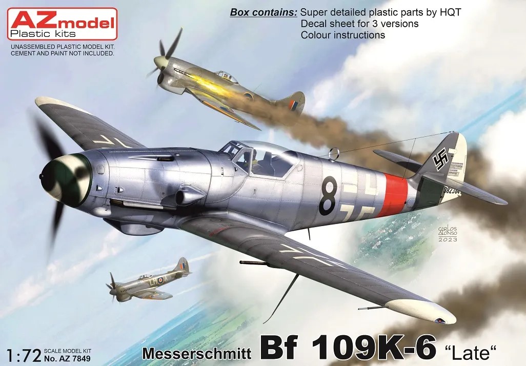 1/72 Messerschmitt Bf 109K-6 Late (3x camo)