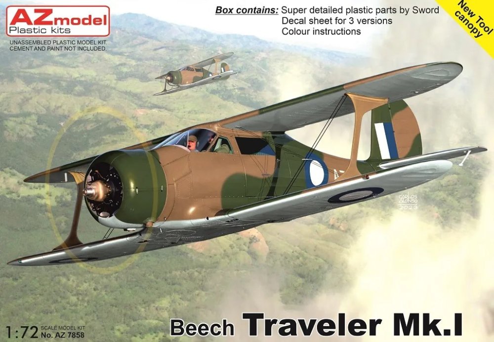 1/72 Beech Traveler Mk.I (3x camo, ex-SWORD)