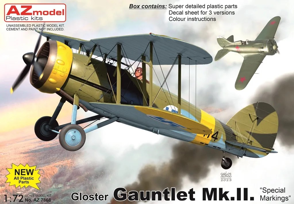 1/72 Gl.Gauntlet Mk.II Special Markings (3x camo)