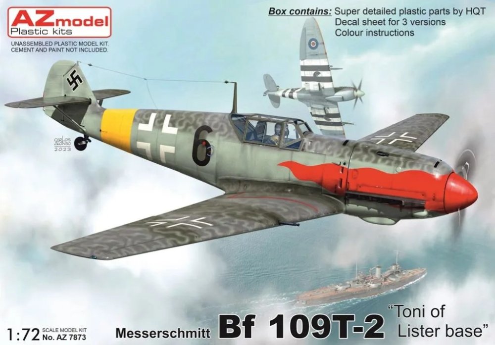 1/72 Bf 109T-2 'Toni of Lister base' (3x camo)
