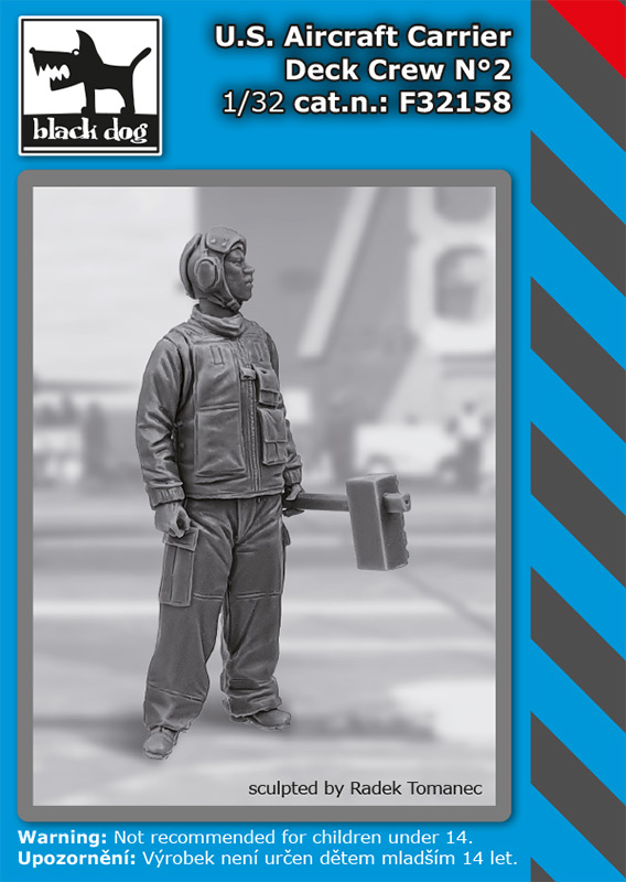 1/32 US aircraft carrier deck crew No.2 (1 fig.)