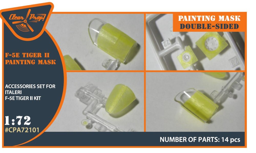 1/72 F-5E Tiger II double-sided paint. mask (ITA)