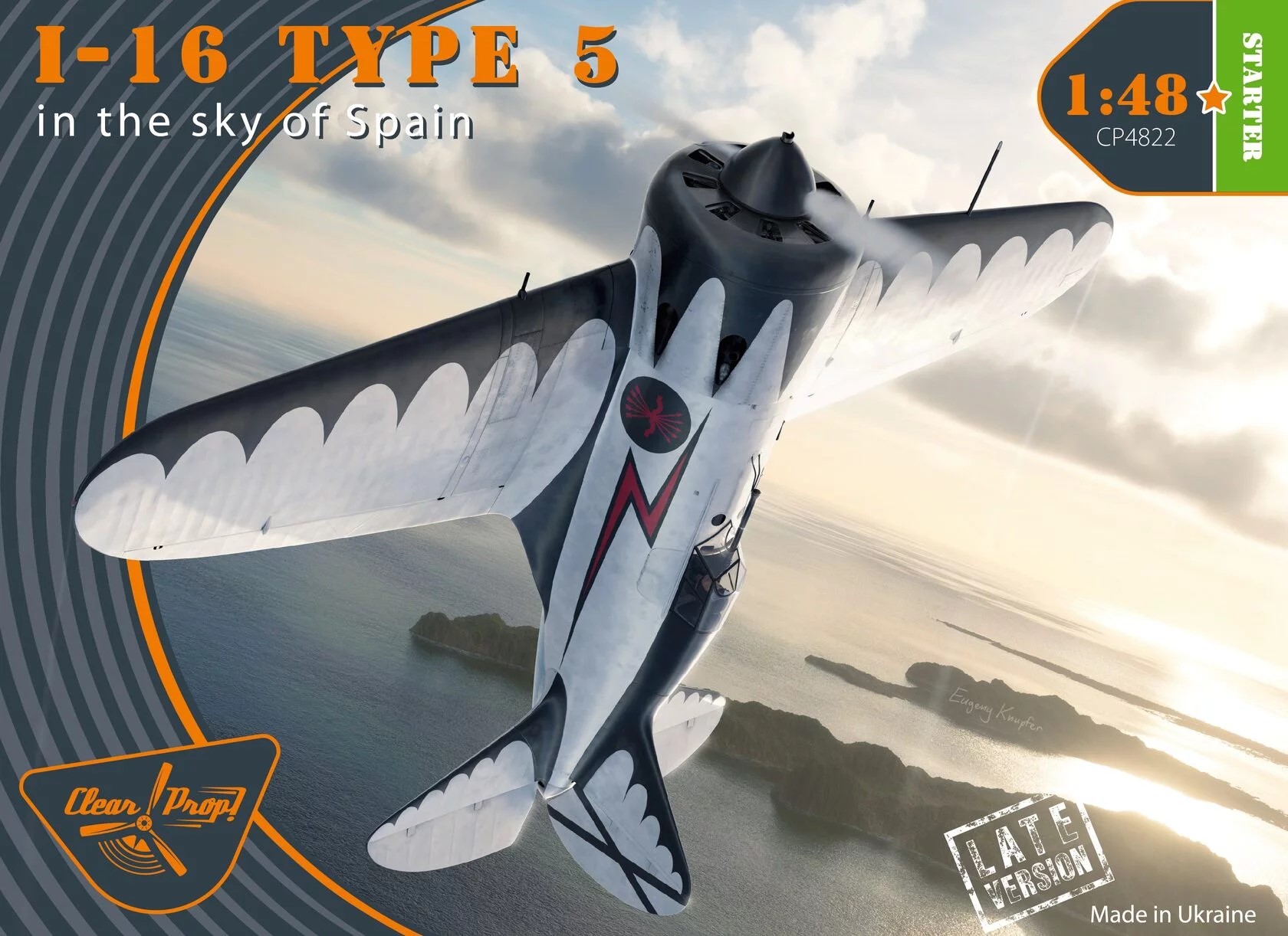 1/48 I-16 type 5 in the sky of Spain (late)