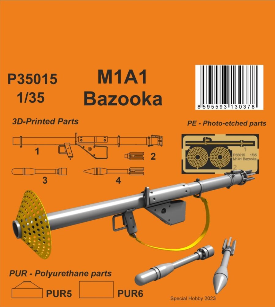 1/35 M1A1 Bazooka (3D-Print)