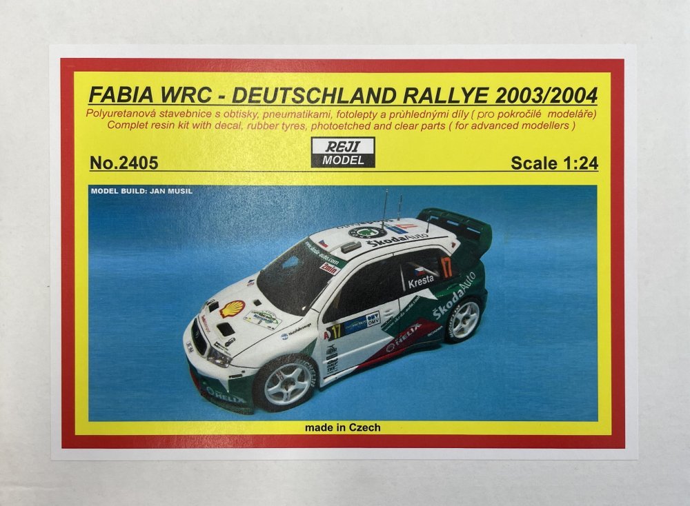 1/24 Škoda Fabia WRC Deutschland Rallye 2003/2004 