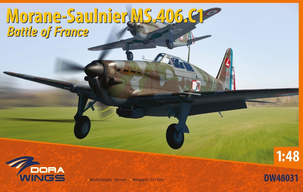 1/48 Morane-Saulnier MS.406C.1 'Battle of France'