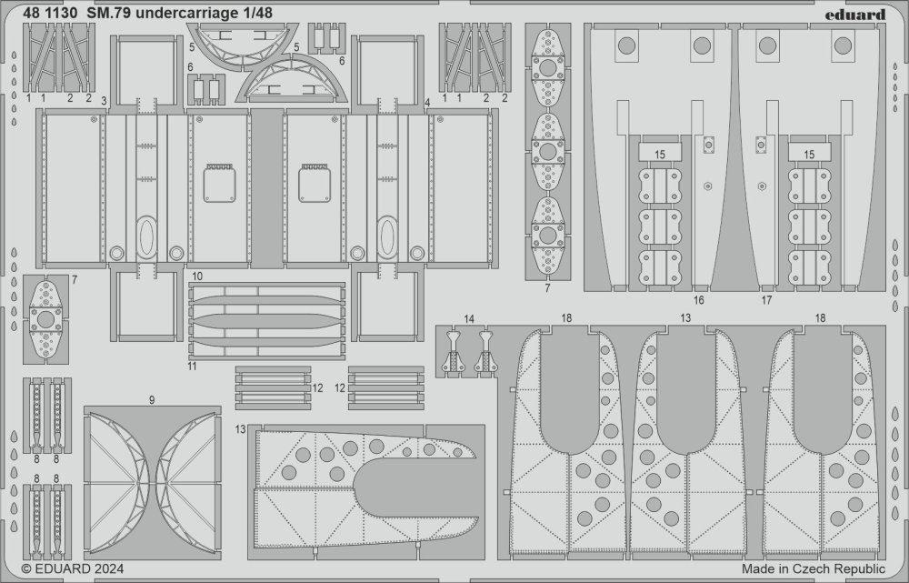 SET SM.79 undercarriage (EDU)