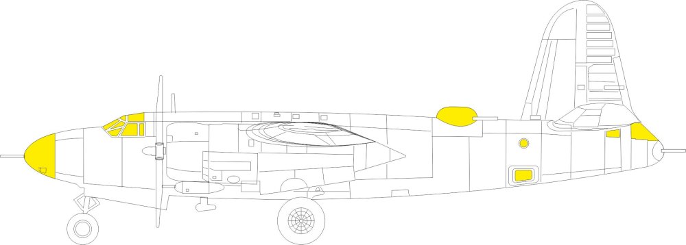 Mask 1/48 B-26B Marauder TFace (ICM)