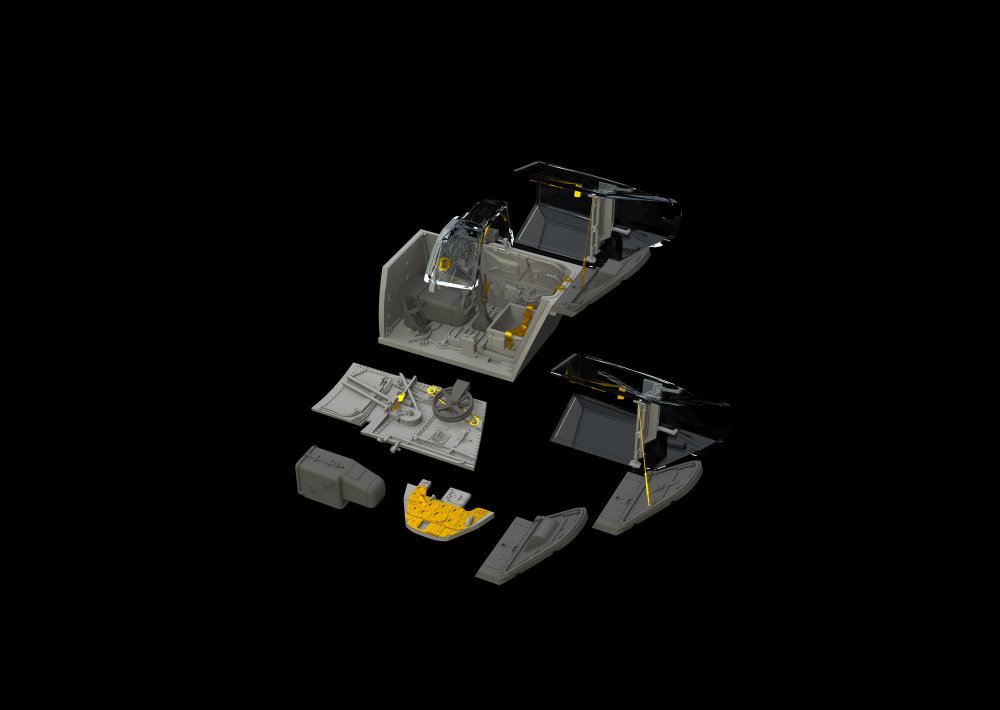 BRASSIN 1/48 Bf 109G-6/AS cockpit PRINT (EDU)