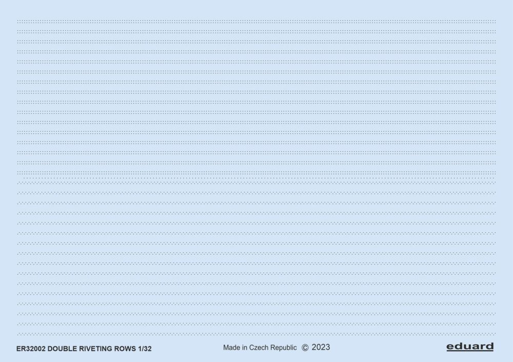 1/32 Double riveting rows