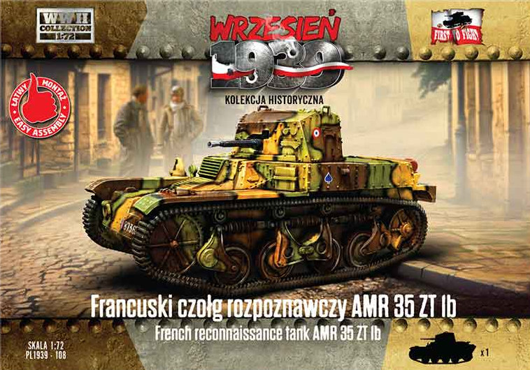 1/72 AMR35 ZT 1b French reconnaissance tank