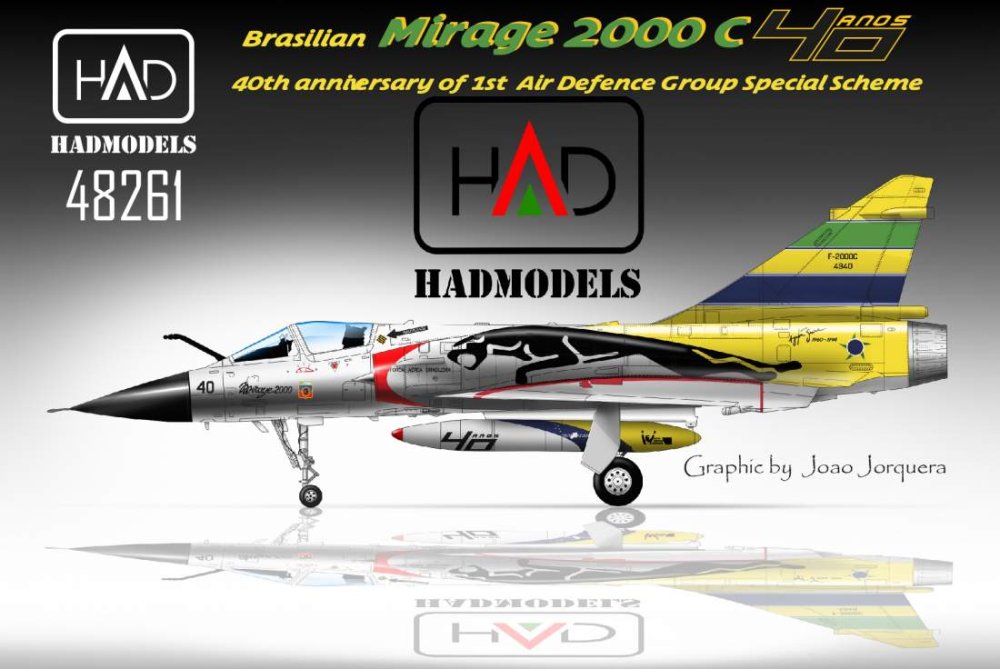 1/48 Decal Mirage 2000C A. Senna 25th Anniversary