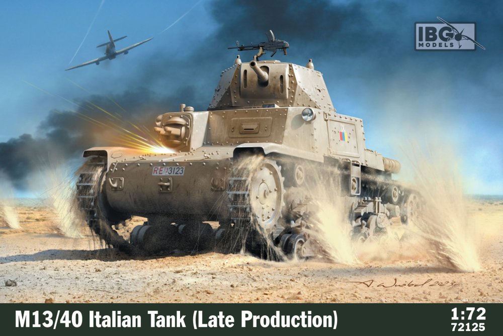 1/72 M13/40 Italian Tank (late)