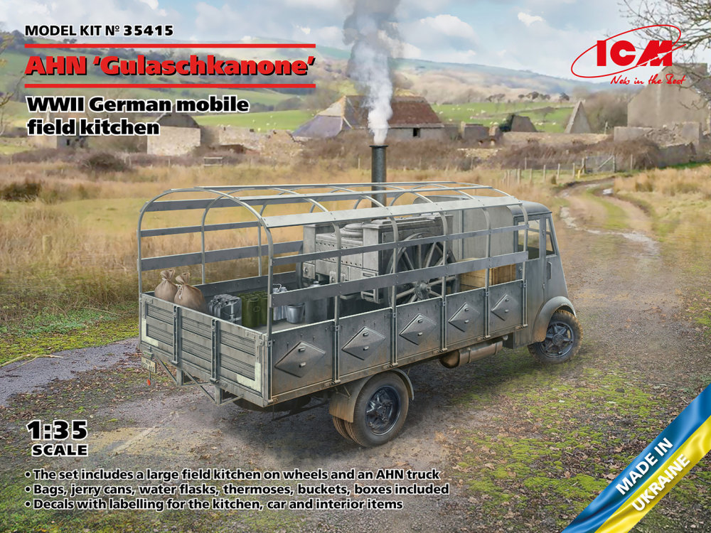 1/35 AHN Gulaschkanone German mobile field kitchen