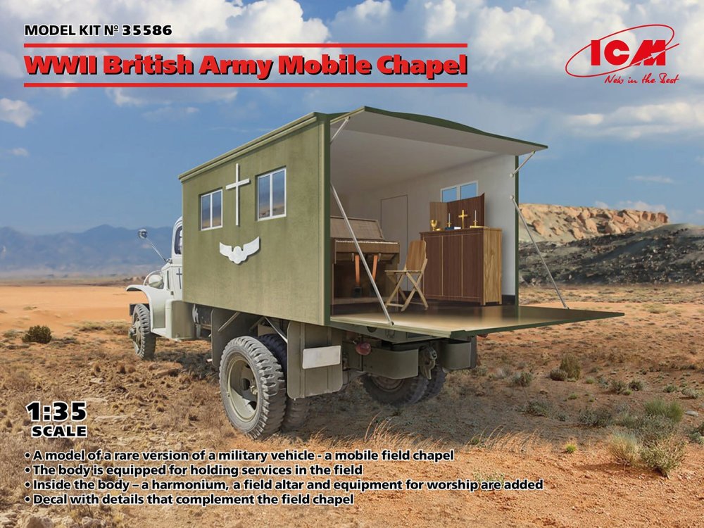 1/35 British Army WWII Mobile Chapel