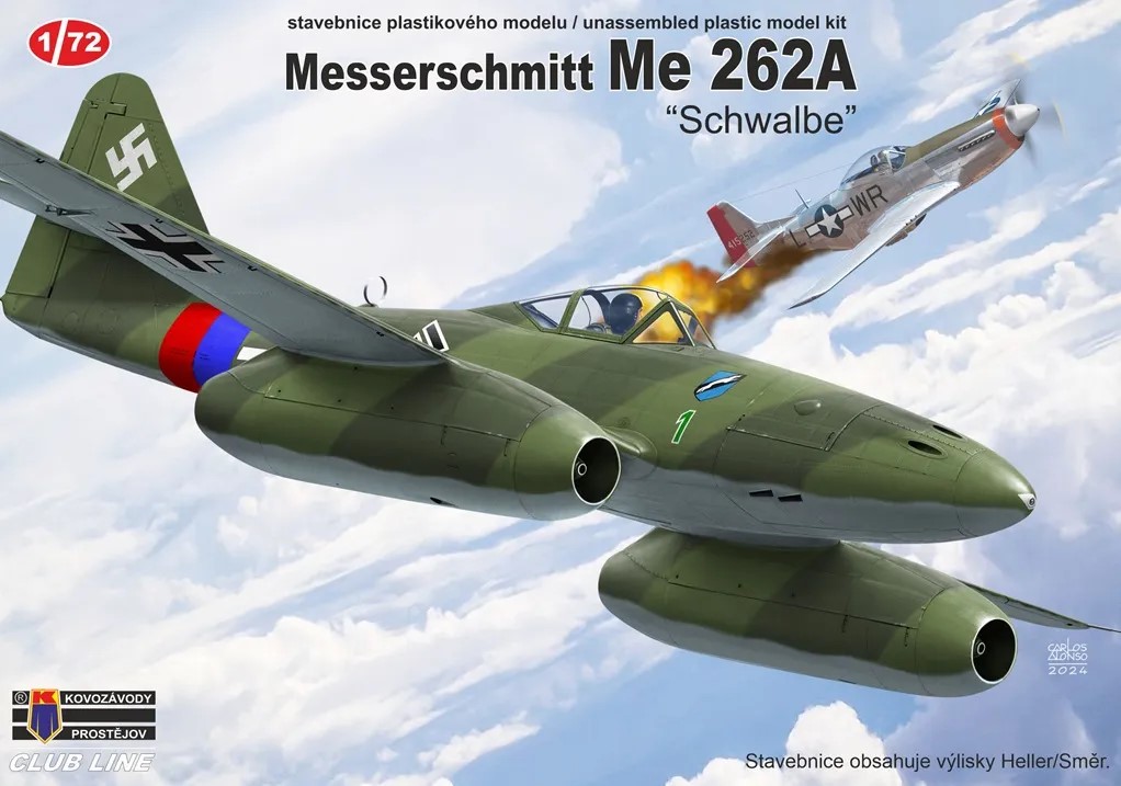 1/72 Me-262 'Schwalbe', ex-HELL/SMĚR (CLUB LINE)