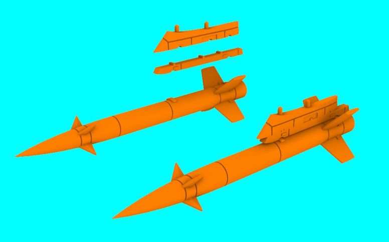 1/48 MP-1000 PESCADOR Anti-ship missile (3D-Print)