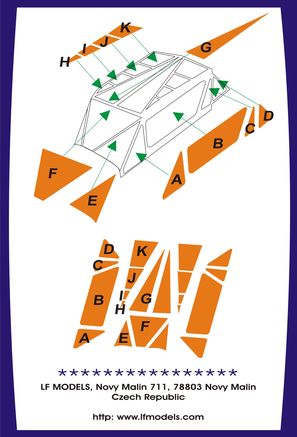 1/72 Canopy mask DH-80 Puss Moth