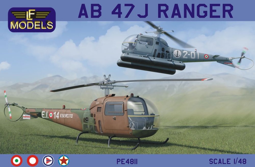 1/48 AB 47J Ranger (5x camo)