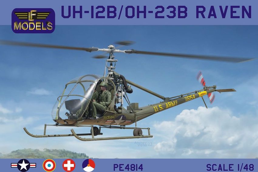 1/48 UH-12B / UH-23B Raven (4x camo)