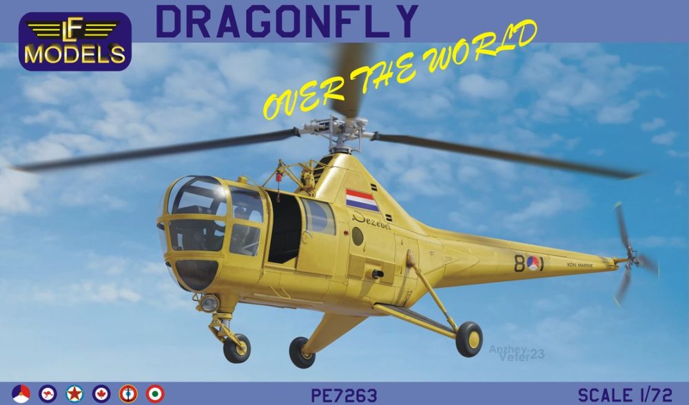 1/72 Dragonfly over the world (6x camo)