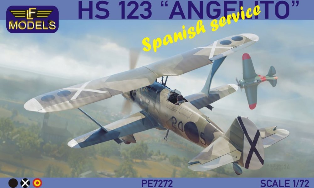 1/72 Hs 123 'Angelito' Spanish service (4x camo)