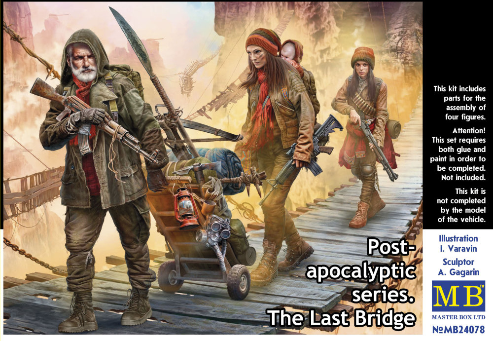 1/24 Post-apocalyptic series - 'The Last Bridge'