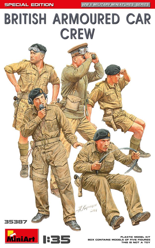 1/35 British Armoured Car Crew, Sp.Edition (5 fig)