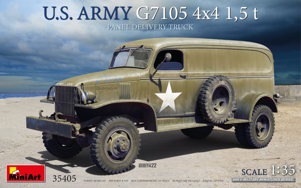 1/35 US Army G7105 4x4 1,5t Panel Delivery Truck