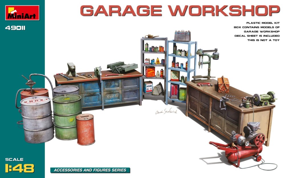 1/48 Garage Workshop (incl. decals)