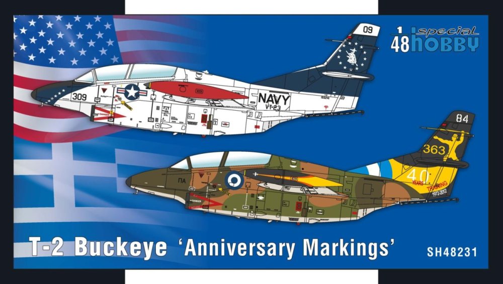1/48 T-2 Buckeye 'Anniversary Markings'