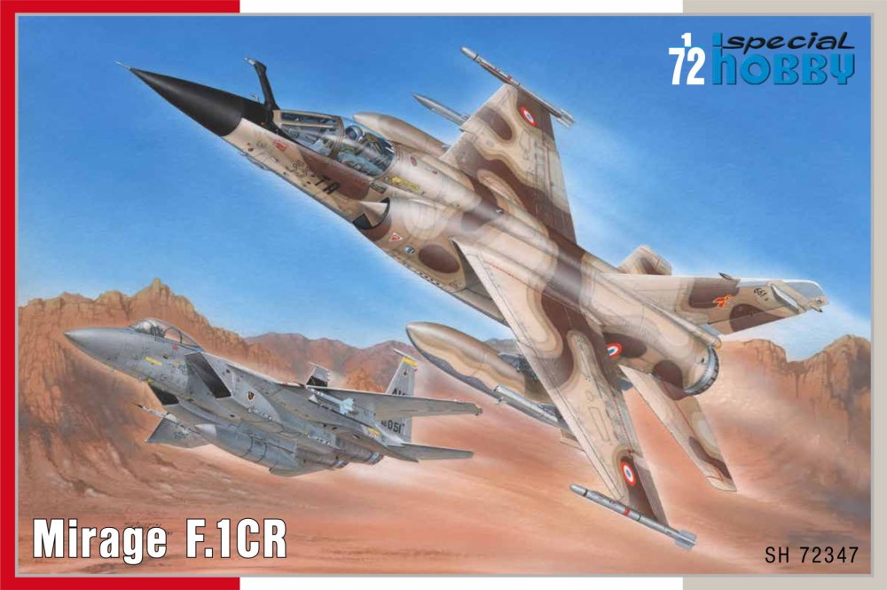 1/72 Mirage F.1CR (3x camo) re-issue