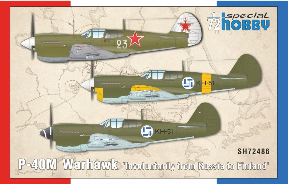 1/72 P-40M Warhawk 'Invol. from Russia to Finland'