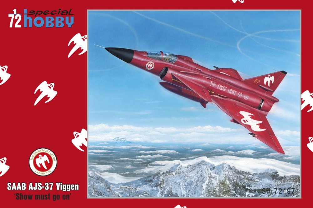 1/72 SAAB AJS-37 Viggen 'Show mus go on'