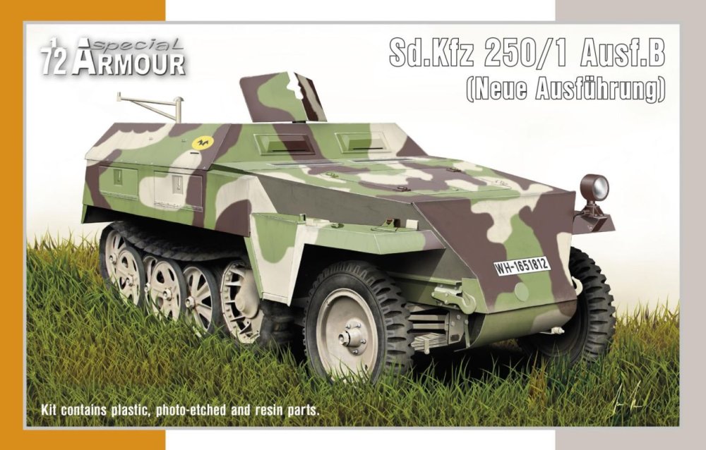 1/72 Sd.Kfz. 250/1 Ausf.B (Neue Ausführung)